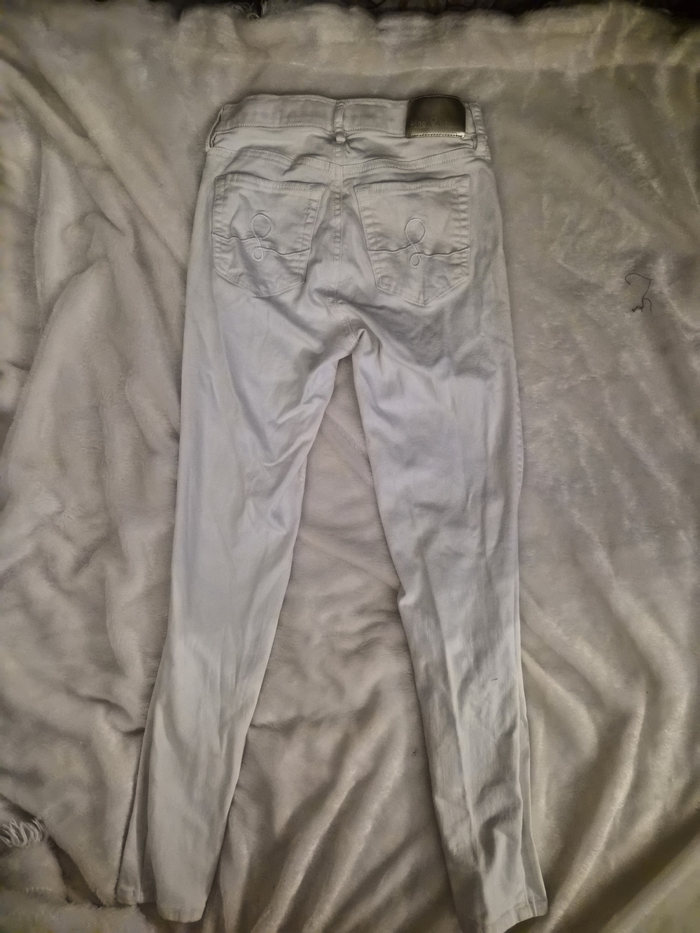 Lilly Pulitzer White Skinny Jeans Size 00 Preppy Summer Denim - Picture 7 of 9